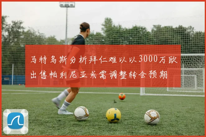 马特乌斯分析拜仁难以以3000万欧出售帕利尼亚或需调整转会预期
